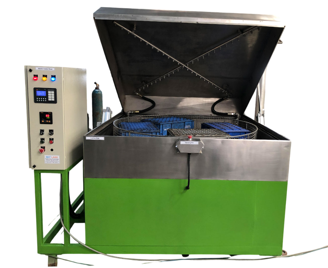 Rotary Crate/Bin/Tray Cleaning Machine